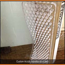 Door handles custom made from acrylic copy